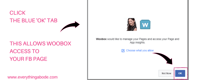 How to Create Social Media Tabs on your FB page for FREE. Step 3 woobox.com Everythingabode.com 
