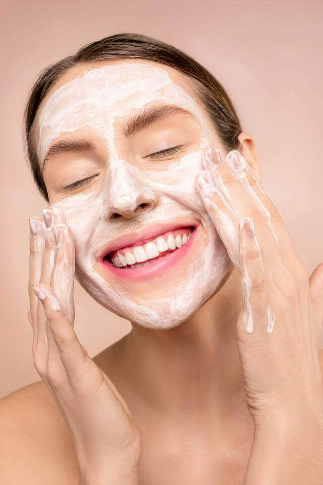 Incorporate a healthy skincare routine -- morning and night. 