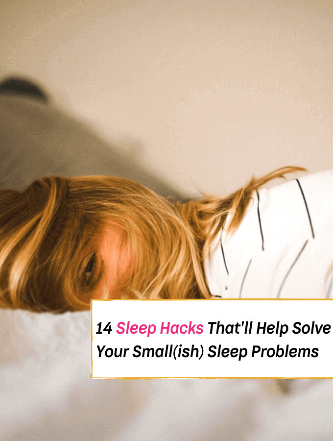14 Hacks That'll Help Solve Your Small(ish) Sleep Problems -- how to sleep fast - Everything Abode