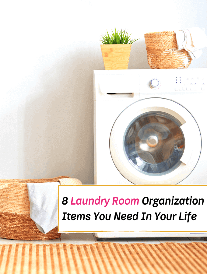8 Laundry Room Organization Items You Need In Your Life - Laundry room organizing - Everything Abode