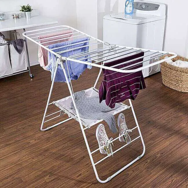 foldable drying rack for laundry room essential