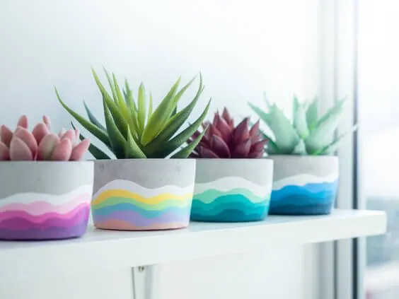 how to make cement planters to sell