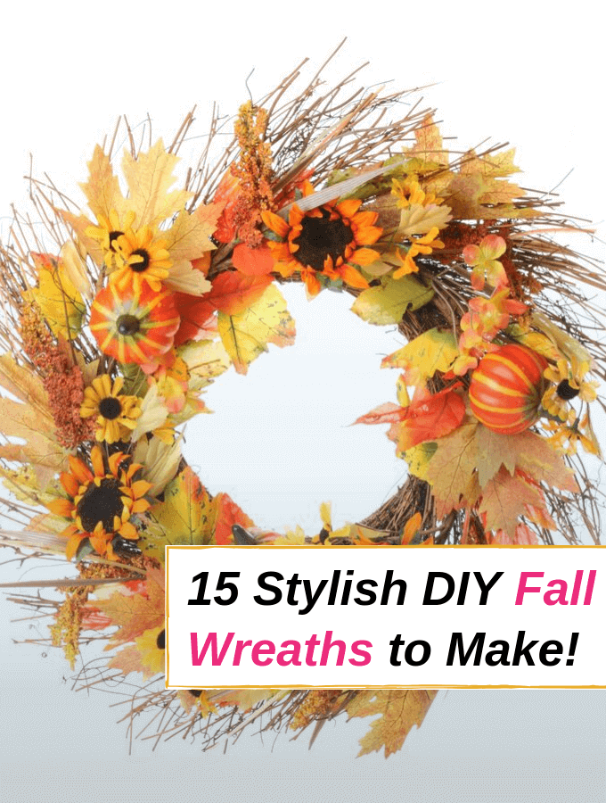 15 Stylish and Inexpensive DIY Fall Wreaths to Make!