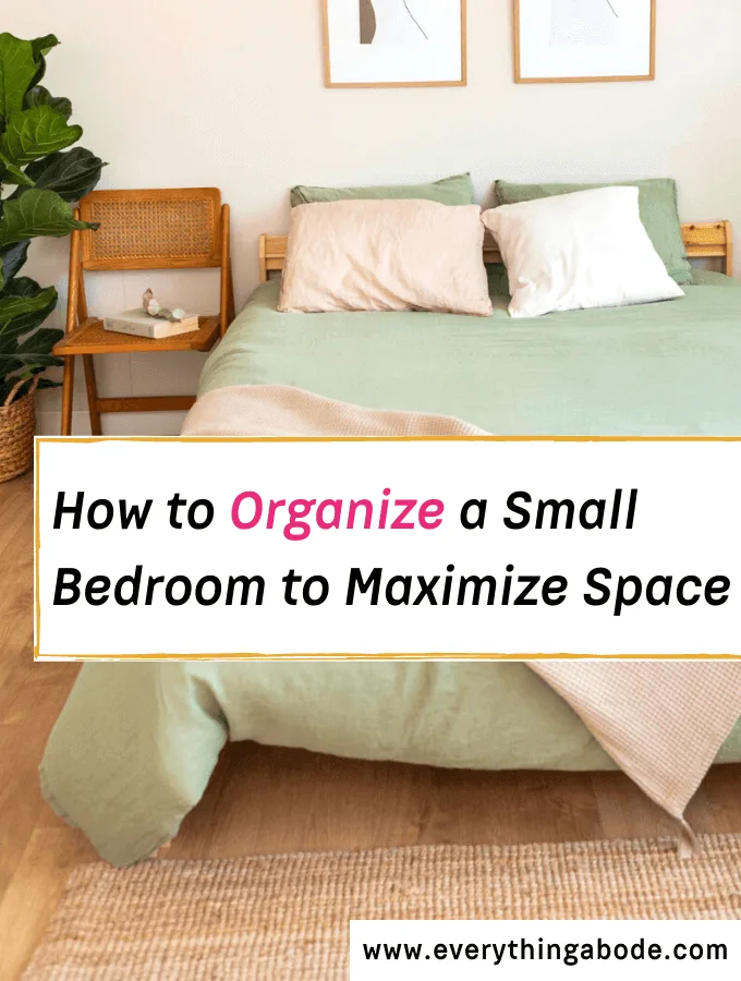 Small bedroom organization ideas
