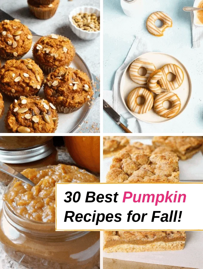 30 Best Pumpkin Recipes for Fall! via @everythingabode