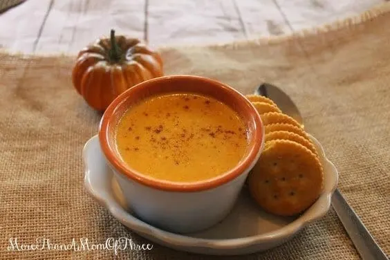 Creamy Parmesan Pumpkin Soup via @everythingabode