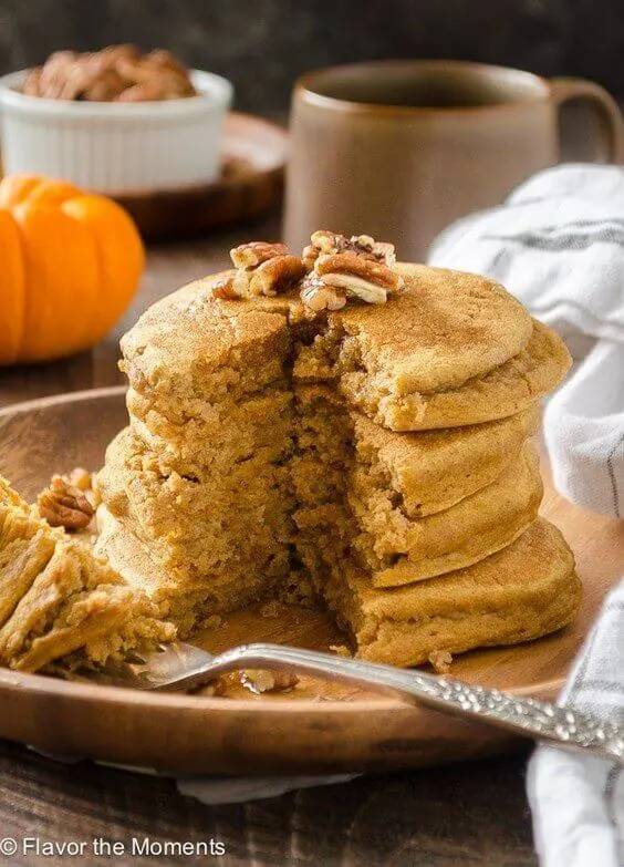 Fluffy Pumpkin Pancakes