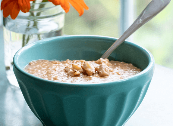 Instant Pot Pumpkin Pie Steel Cut Oats via @everythingabode