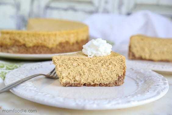 KETO Pumpkin Cheesecake via @everythingabode