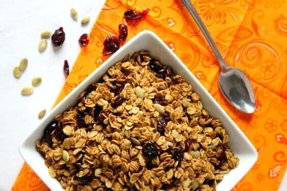 Pumpkin Granola via @everythingabode