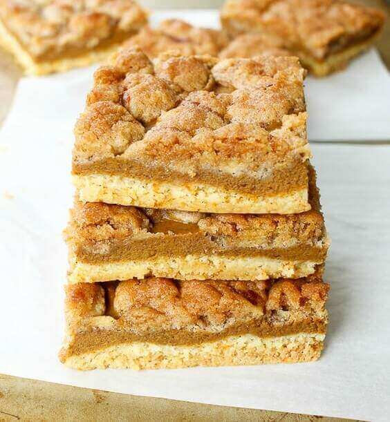 Pumpkin Pie Bars via @everythingabode