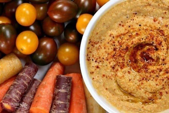 Smokey Chipotle Pumpkin Hummus via @everythingabode