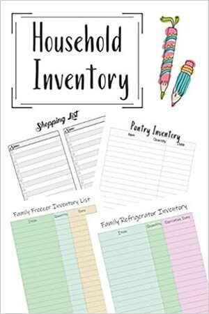 Track your household inventory. Kitchen and grocery list.