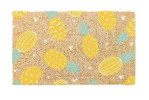 Natural Coir Doormat - Pineapples - Everything Abode