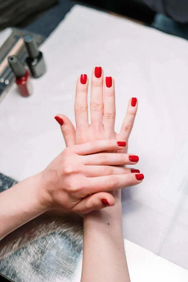 how to do gel nails at home, home manicure at home, how to do gel nails