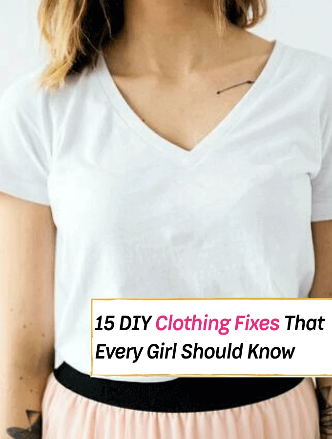 15 Brilliant DIY Clothing Fixes That Every Girl Should Know - Everything Abode