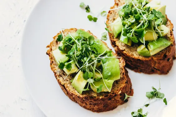 avacado toast to detox the body with food