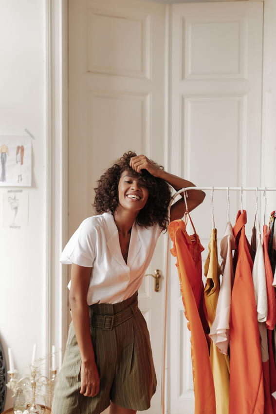 clean out closet when bored at home