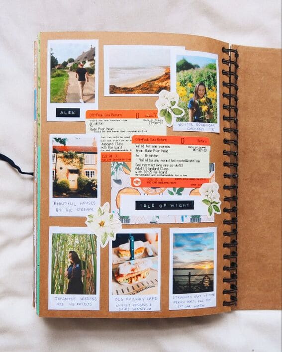 scrapbook aesthetic making for bordom or loneliness