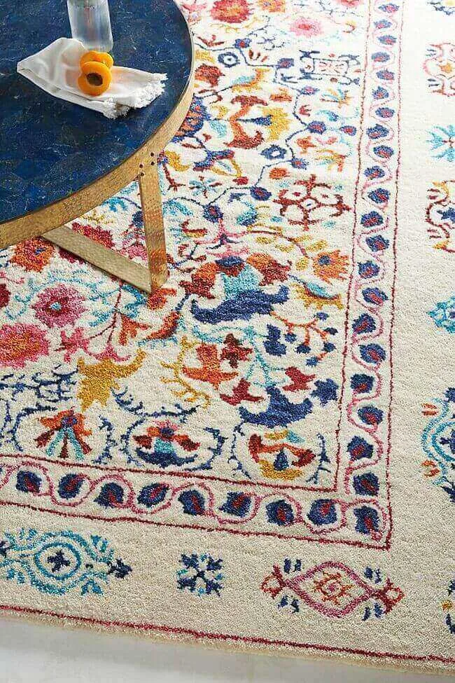 Bring Out the Rugs for that extra cozy softness. Anthropologie rug