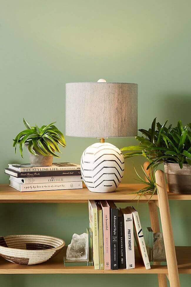 Tone Down the Lighting and feel instantly warm - Anthropologie lamp