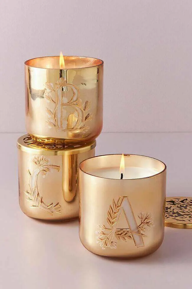 candles to bring warm and cozy to your home