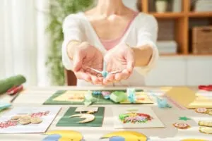 origami making for winter indoors hobby