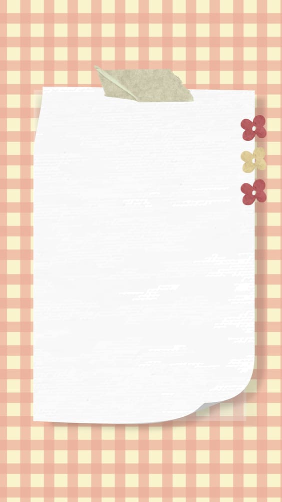 cute pink notepad wallpaper background