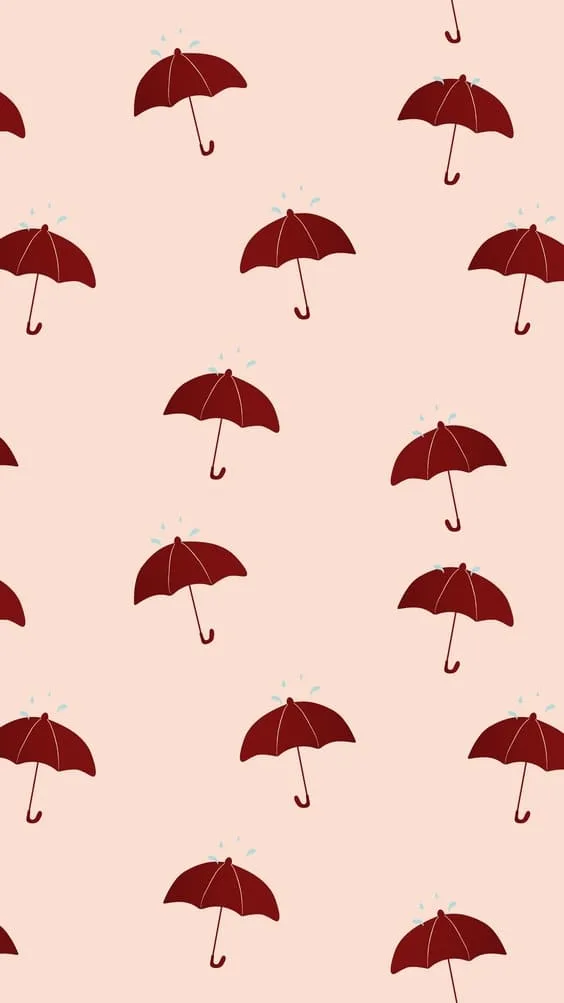 cute umbrellas mobile wallpaper