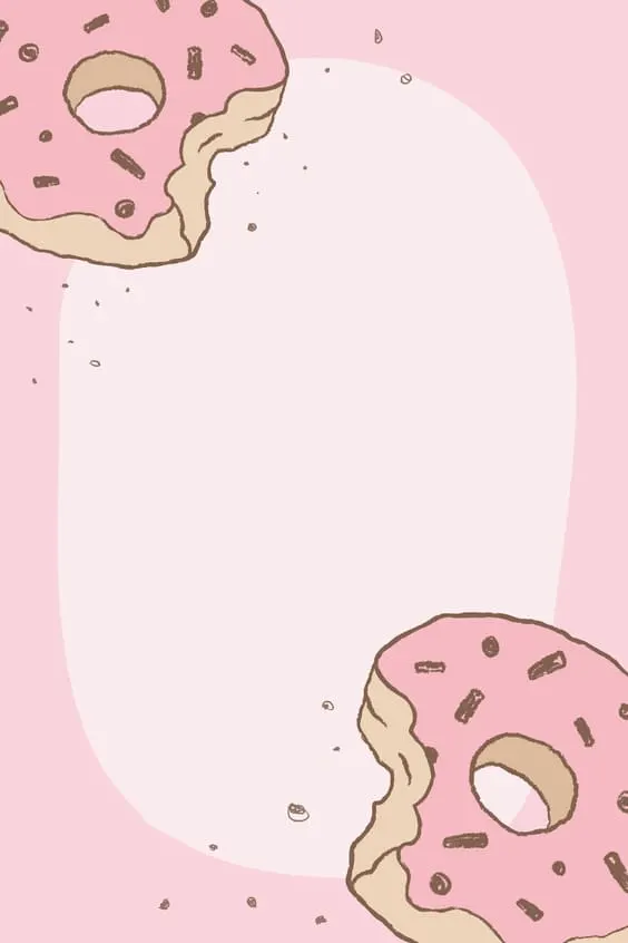 pink donuts cutest wallpapers