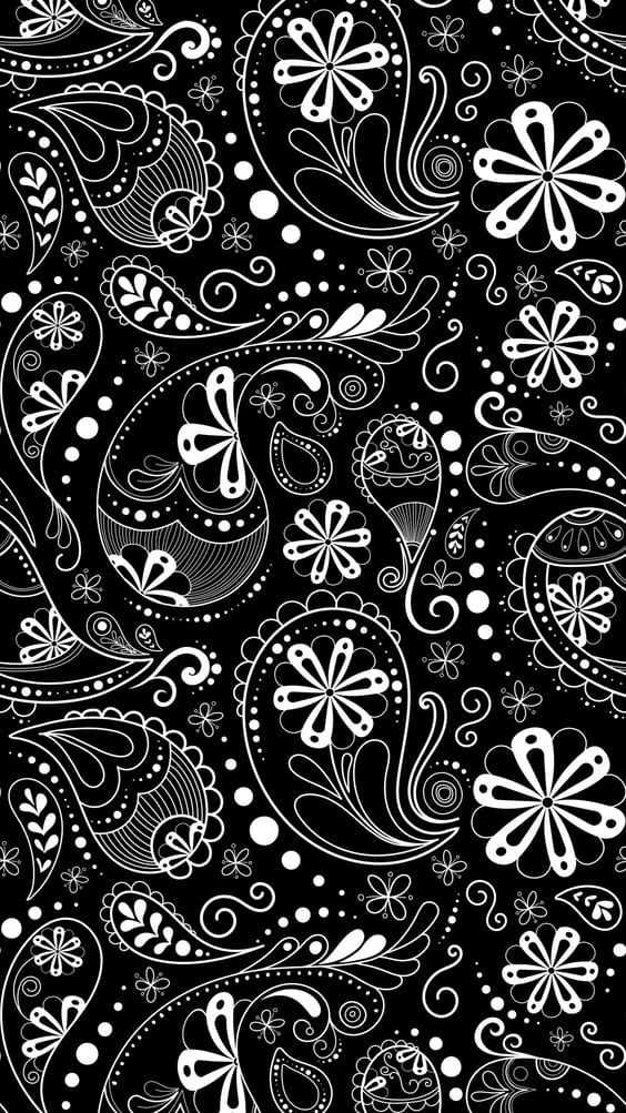 white and black dark wallpaper