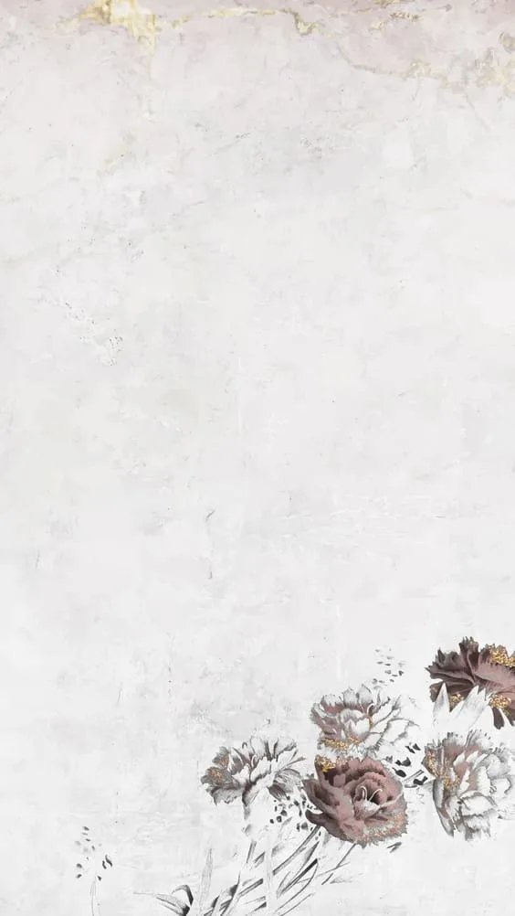 Pretty flower sketch art on white background wallpaper.