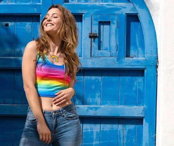 Rainbow Crop Tops