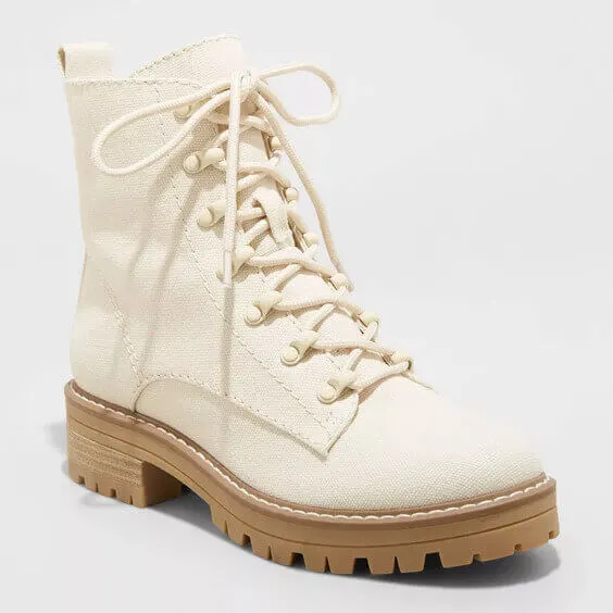 white doc martens lookalikes, Women's Parker Combat Boots 