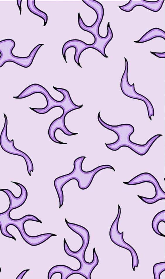fire aesthetic indie kidcore pattern wallpaper