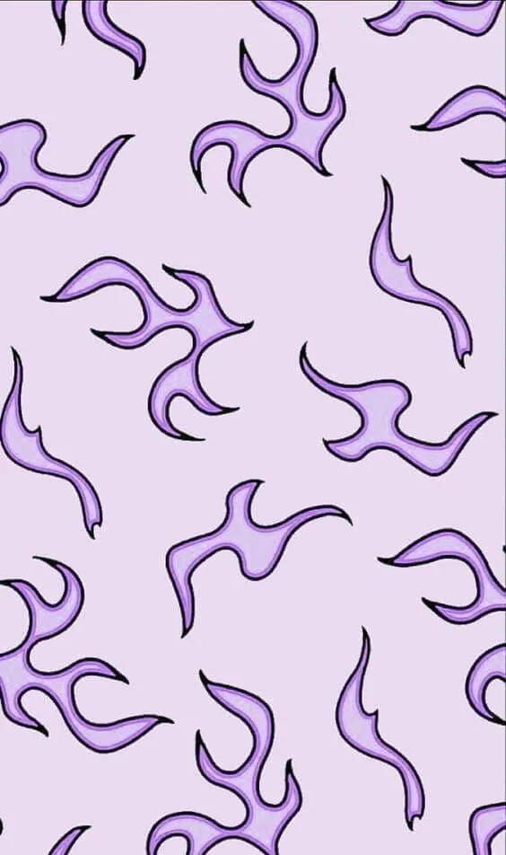 fire aesthetic indie kidcore pattern wallpaper