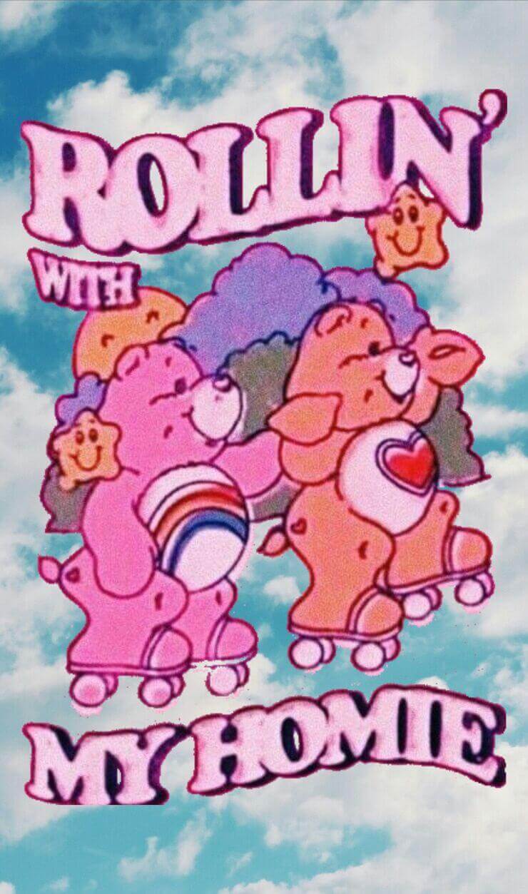indie aesthetic care bear