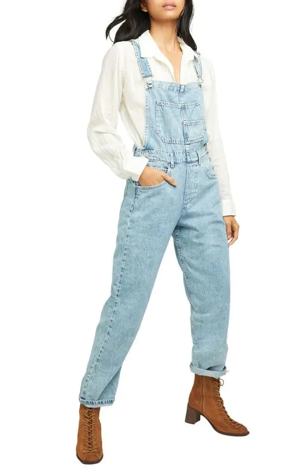 kidcore aesthetic denim overalls