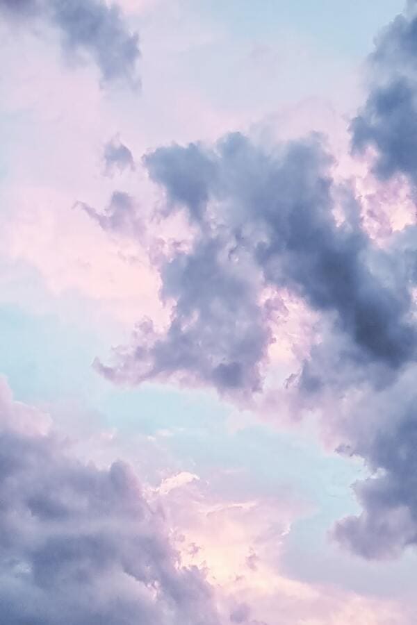 pastel aesthetic clouds and sky
