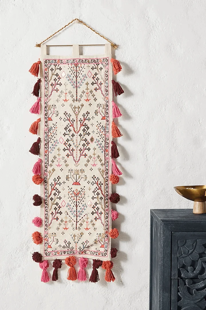 Colorful Bohemian Tree of Life Wall Hanging