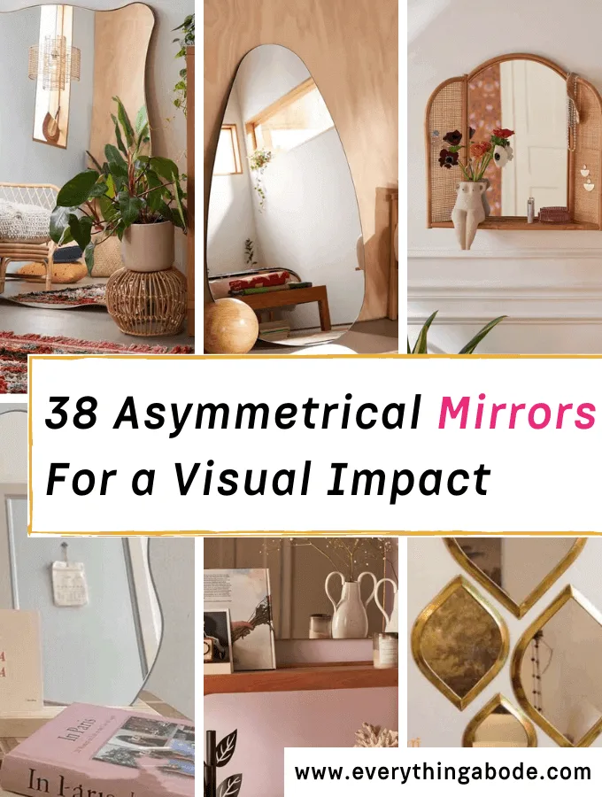 Asymmetrical Mirrors home decor