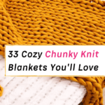chunky knit blanket, cozy blankets, warm blankets