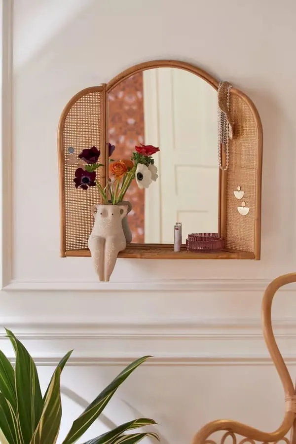 Meadow Vanity Wall Mirror by Urban Outfitters.
