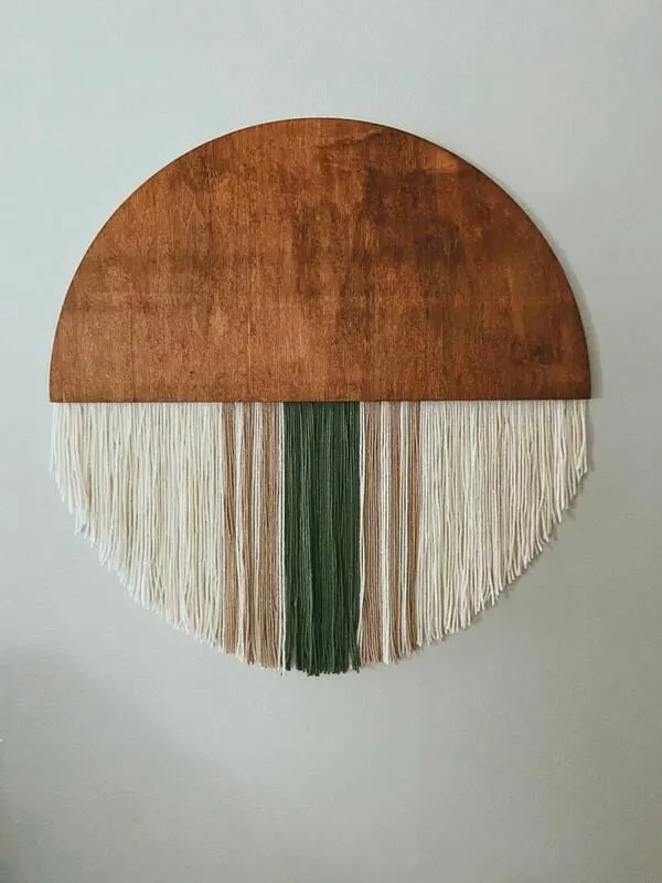 boho wall decor , half moon bohemian wall art