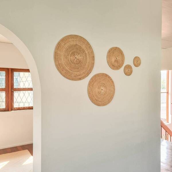 Boho style Round Rattan Wall Pieces.