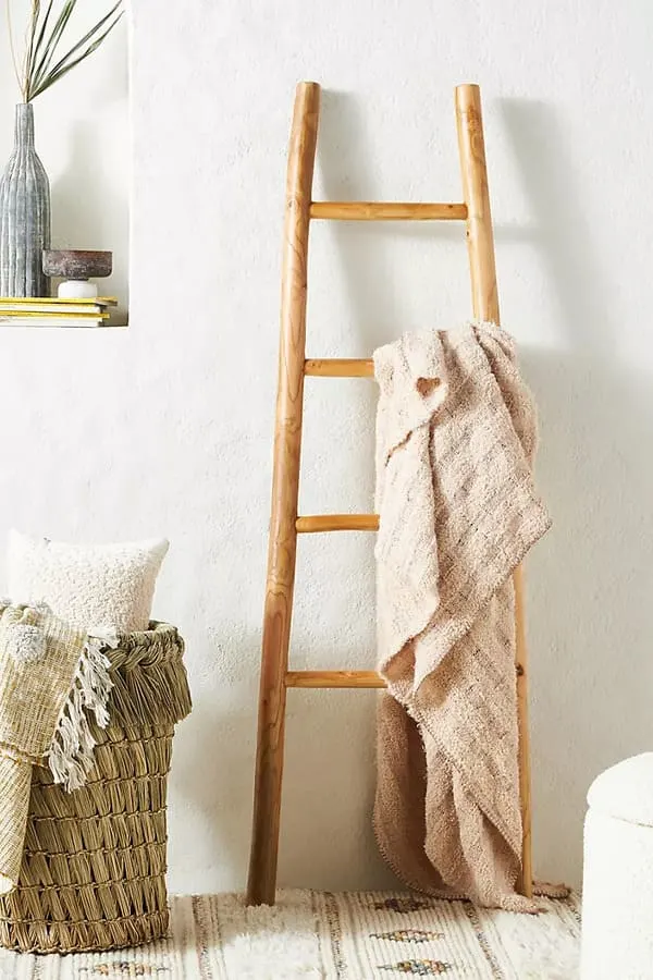 Travis Decorative Teak Ladder