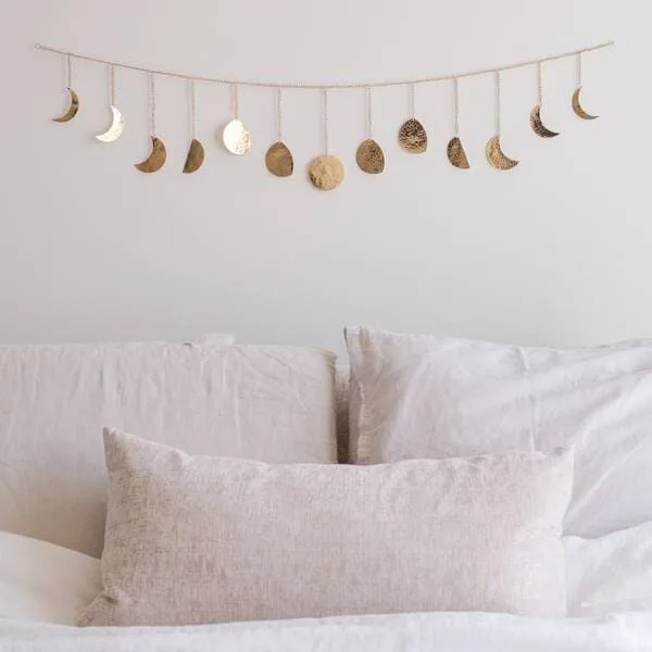 sun and moon metal wall decor charms
