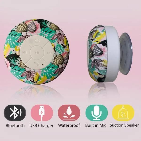 Bluetooth Water Resistant Suction Speaker $16.99