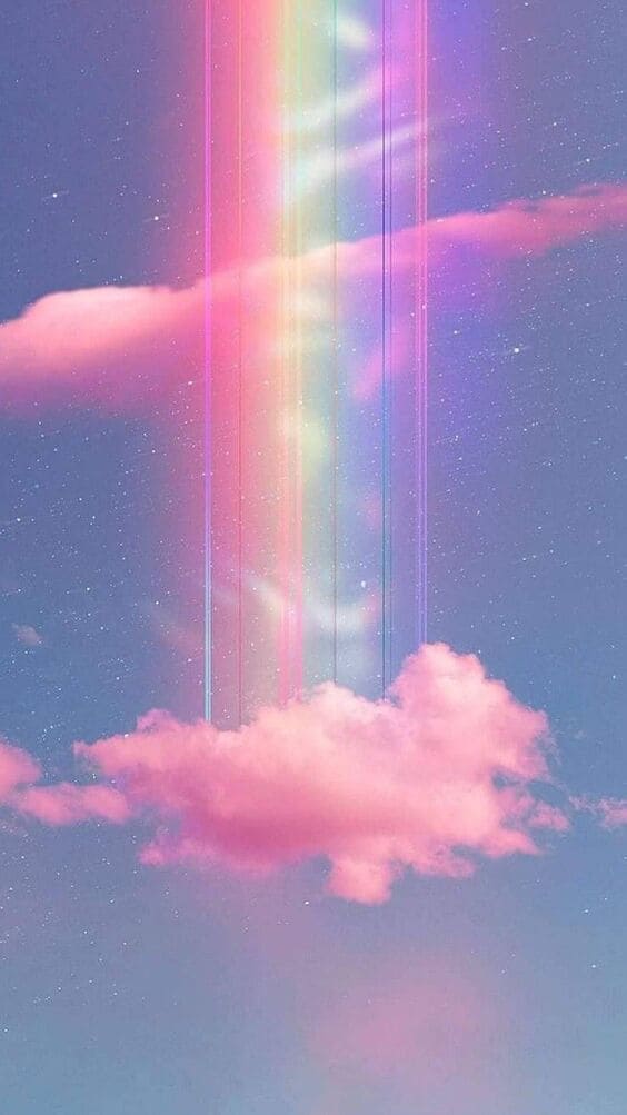 Rainbow aesthetic wallpaper by izzyedge  Download on ZEDGE  5919