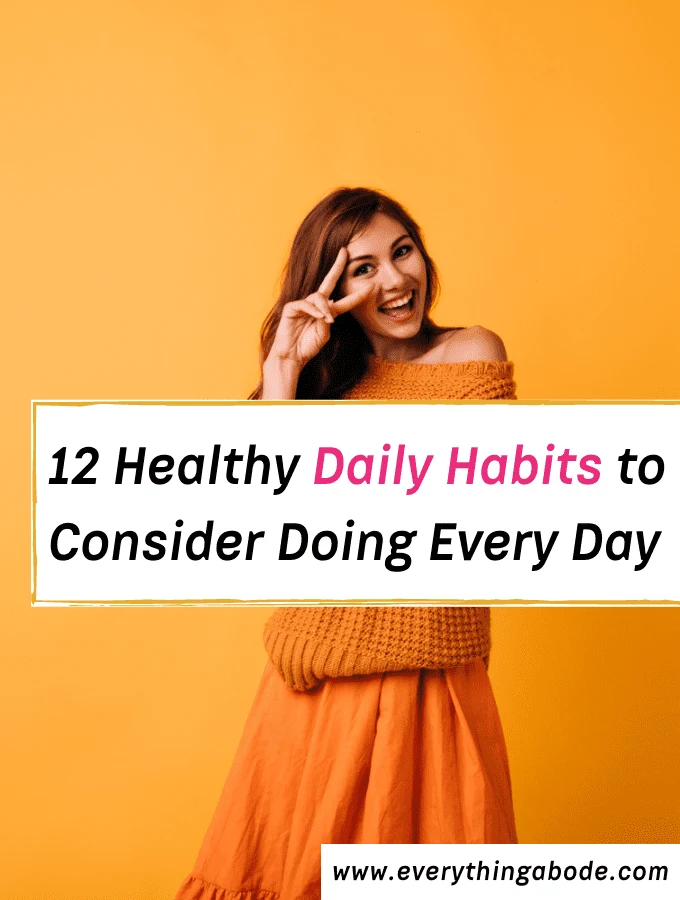 healthy daily habits